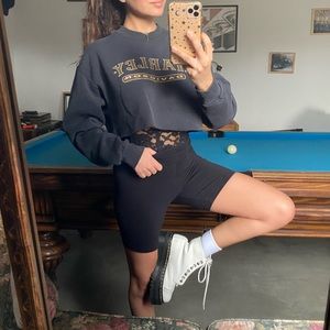 Harley Davidson cropped sweater